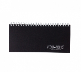 Weekly planner - black