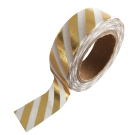 Masking tape Gold foil Stripe