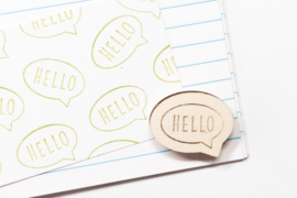 Stempel Hello - Studio Maas