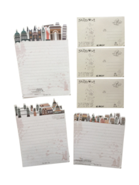 Kawaii briefpapier set Colorful City - news