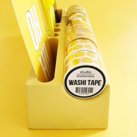 Desk organizer Washi yellow