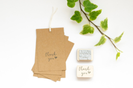 Stempel Thank You hartje Studio Maas