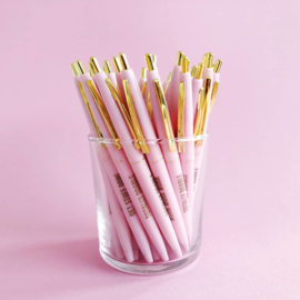 Pretty pink Ballpen set