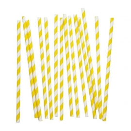Paper Straws - Yellow
