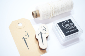 Stempel Naald en draad Studio Maas