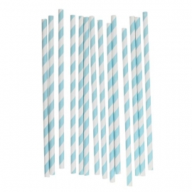 Paper Straws - Babyblue