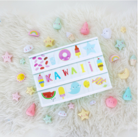 Letterset lightbox - Kawaii