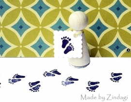 Mini stempel - Babyvoetjes