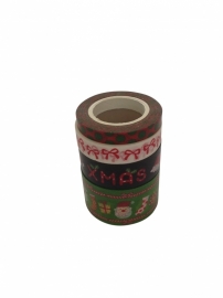 Masking Tape Kerst Set Xmas Kerstman .43