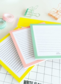Notepad Square Mint
