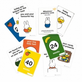 Milestone Baby Cards Miffy