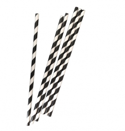 Paper Straws - Black