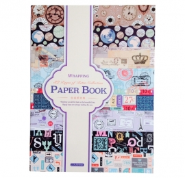 Wrapping Paper Book Retro