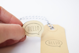 Stempel Hello - Studio Maas