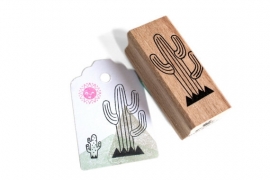 Stempel Cactus Rechte Lijn