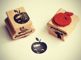 Stempel Appel met pleister