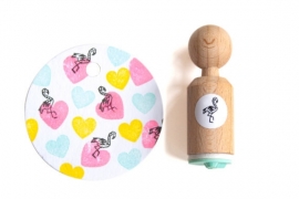 Pionstempel Flamingo