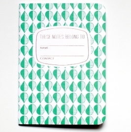 Notebook drip green