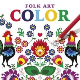 Folk art color kleurboek