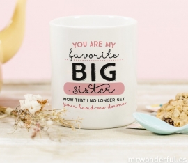 Mug Favorite Big Sister