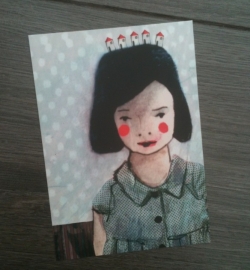 Postkaart Housegirl