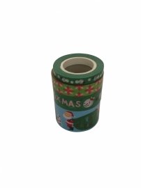 Masking Tape Kerst Set Xmas Kerstman .44