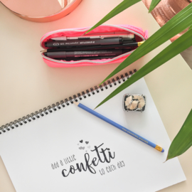 WEEKLY PLANNER A4 - CONFETTI