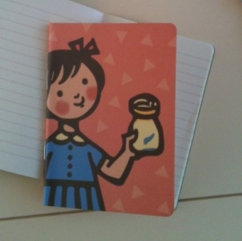 Writing notebook - Girl with the jar