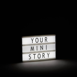 MINI LIGHTBOX A6 - zwart