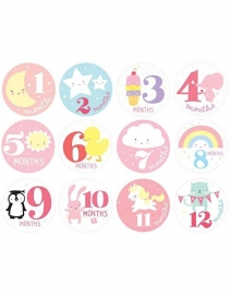 Milestone Stickers Little Girls