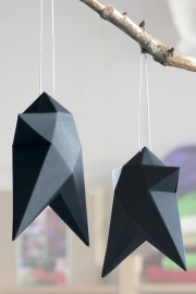 3D Paper stars DIY