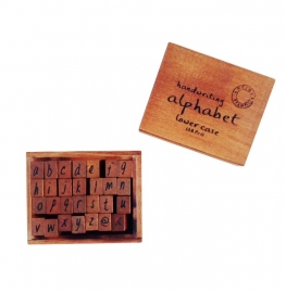 Stamp Box ABC handwrite lowercase