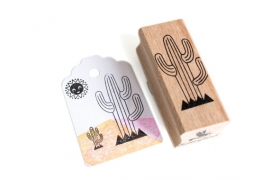 Stempel Cactus Rechte Lijn