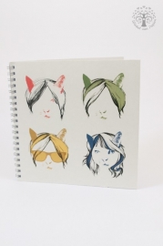 Cat`s hair notebook