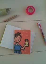 Writing notebook - Girl with the jar