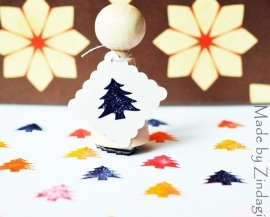 Mini Stempel - Kerstboom