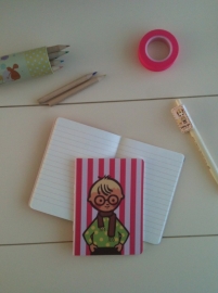 Writing notebook - Boy with the glasses
