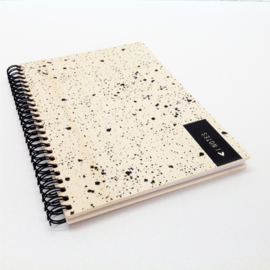 Office Notebook Wood - Dots Notes