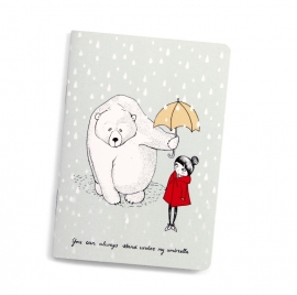 Notebook A6 "umbrella girl"