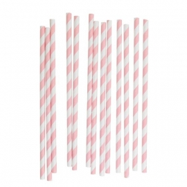 Paper Straws - Babypink