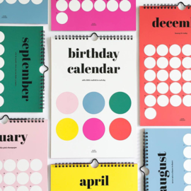 Birthday calendar dots