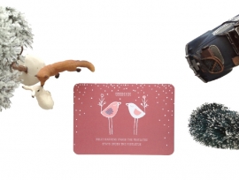Christmas Card Mistletoe
