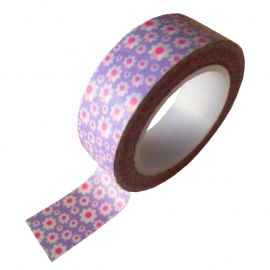 Masking Tape Flower Lila