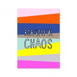 Postkaart Beautiful chaos - Chaos