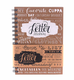 My Letter Journal Kraft bruin