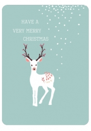 Christmas Card Very Merry Christmas