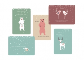 Christmas Card Set Mix of Cuteness