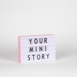 MINI LIGHTBOX A6 - pink