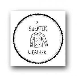 Sweater weather kaartje