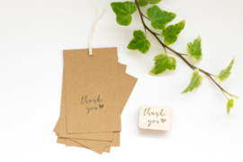 Stempel Thank You hartje Studio Maas